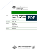 Securing The Profitability of The Toraja Coffee Industry