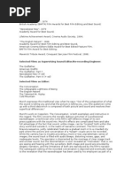 Download The Art of Film Editing Notes on Walter Murch by dkvyat SN26218822 doc pdf