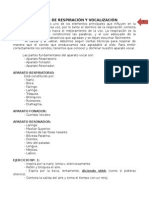 Tecnicas de Respiración y Vocalización