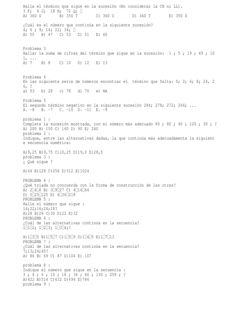 Series Numéricas