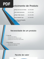 Desenvolvimento de Produto
