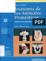 Anatomía de Los AnimaleAnatomía de Los Animales Domésticos, Aparato Locomotor Domésticos, Aparato Locomotor - König, Liebich