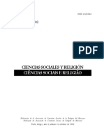 Ciencias Sociales y Religión/Ciências Sociais e Religião/Asociación de Cientistas Sociales de La Religión Del Mercosur Ano 4