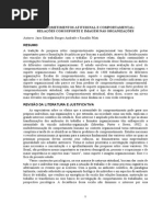 Comprometimentos Atitudinal e Comportamental