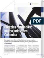 Maroc Jurdidico de Energias Renovables en Colombia