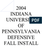 2000 Indiana Univ 5-2 Defense