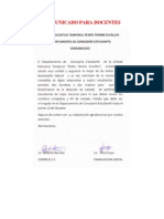 Comunicado CEDE