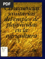 Consecuencias sanitarias del empleo de plaguicidas en la agricultura