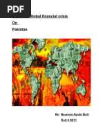 Impact of Global Financial Crisis On Pakistan