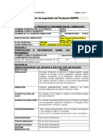 Hoja de Seguridad Nafta