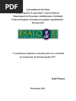 As Mudanças Logísticas Causadas Pelo Novo Terminal de Transborno de Rondonópolis-MT