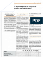 Copper Deposits in Power Pressure Equipment