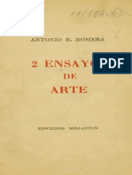 2 Ensayos de Arte, A. Romera