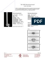 TA-1450 Omnidirectional: Electrical Specifications Mechanical Specifications