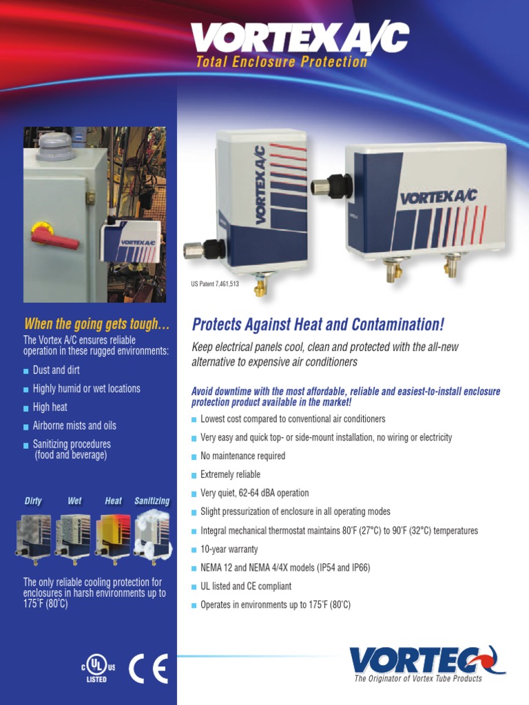 Vortex AC Cooler Air Conditioning Energy Technology