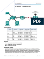 5.2.3.7 Lab - Configuring Port Address Translation (PAT)