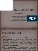 Colesterol LDL y VLDL