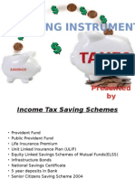 21660567 Income Tax Saving Schemes
