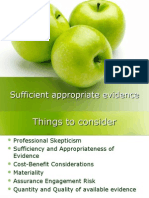 Sufficient Appropriate Evidence - A Link in m1 - 2012