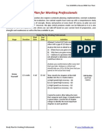 TestFunda Study Plan For Working Professionals