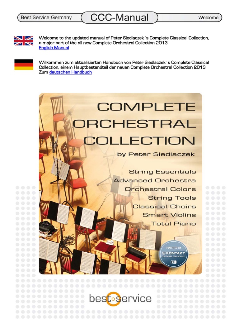 Peter Siedlaczek's Classical Collection Manual | PDF | Synthesizer ...