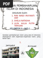 Gerakan Pembaharuan Islam Di Indonesia