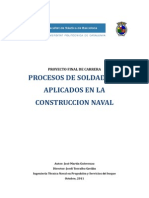 PFC- Procesos de Soldadura Aplicados en La Construccion Naval