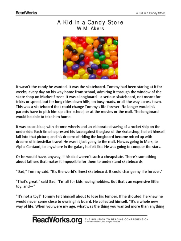 A Kid in A Candy Store | PDF | Candy | Leisure