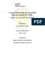 Implementación de Circuitos Secuenciales en VHDL: Diseño de Sistemas Electrónicos