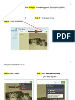 Steps To Make Your Storybird Public PDF