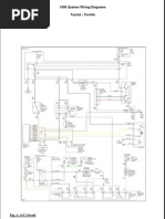 Toyota Coralla 1996 wiring diagram overall