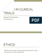 Ethics in clinicaltrials