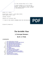 The Invisible Man, by H. G Wells