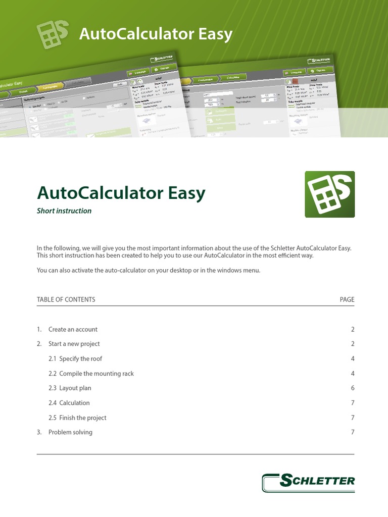 Autocalculator Easy - Short Instruction V1 I400340GB | PDF | Internet ...