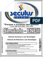 Simulado Enem - Ciências Humanas e Suas Tecnologias e Ciências Da Natureza e Suas Tecnologias(1)