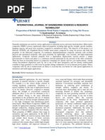 Download Preparation of Hybrid Aluminium Metal Matrix Composites by Using Stir Processpdf by velavansu SN262263076 doc pdf