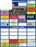 Crossmolina AFC Calendar 2008