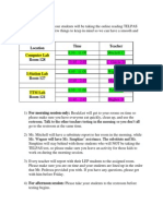 2nd Grade - Telpas Reading Schedule