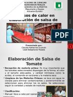 Elaboracion de Salsa de Tomate Pelado Al Vapor