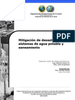 Mitigacion de Desastres en Sistemas de Agua Potable y Saneamiento - Guia