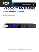 Vaddio AV Bridge Manual