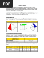 Poliedros e Volumes