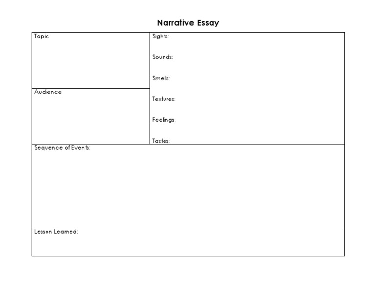 Engaging Narrative Essay Elements | PDF