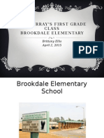 Ms - Murray'S First Grade Class Brookdale Elementary: Brittany Ellis April 2, 2015