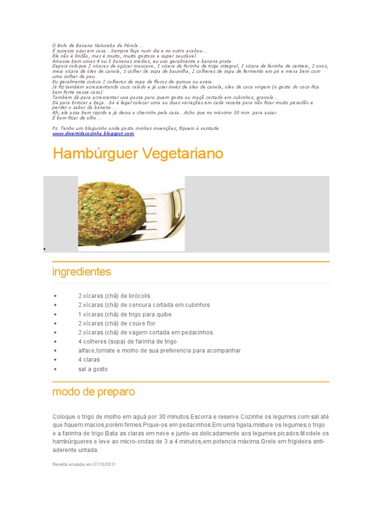 Bolo de Banana Fit com 3 Ingredientes - Receita Natureba