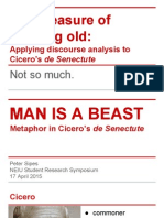 MAN IS A BEAST: Metaphor in Cicero's de Senectute