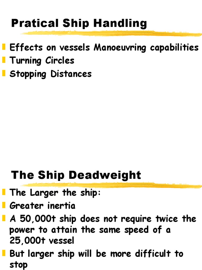 Ship Handling and Maneuvering Techniques | PDF | Propeller | Rudder