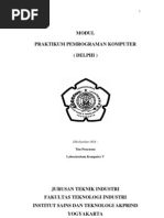 Download Modul Pemrograman Komputer Delphi by yayan setia selalu SN26231178 doc pdf