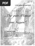 Download Der Gute Mensch von SezuanBertolt Brecht by Lungu James Denis SN262312753 doc pdf