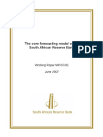 SARB Core Model 2007 PDF